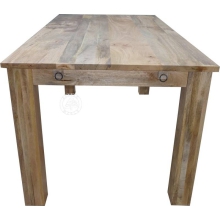 Stół ekologiczny z drewna naturalnego - Drewno Mango - naturalne