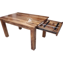 Stół drewniany rozsuwany - Drewno Palisander -  naturalny
