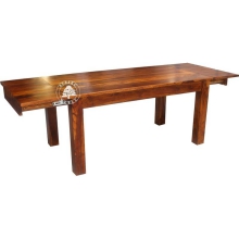 Stół drewniany rozsuwany - Drewno Palisander - brąz 