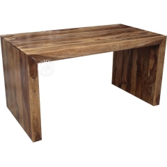 Nowoczesne drewniane biurko gabinetowe z litego drewna palisander