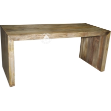Nowoczesne drewniane biurko gabinetowe z litego drewna palisander
