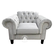 Fotel Chesterfield pikowany NOVECENTO