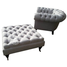 Fotel Chesterfield pikowany BOLONIA