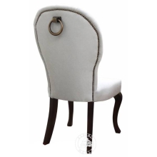 Krzesło pikowane Chesterfield z kołatką