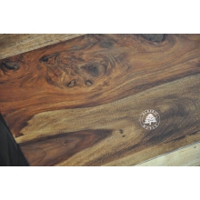 Ława z drewna litego palisander z dolną półką