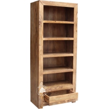 Biblioteka z Drewna Palisandrowego Dalbergia Sisoo - Drewno Palisander -  naturalny