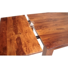 Stół tradycyjny z litego drewna - Drewno Palisander - brąz 