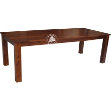 Stół tradycyjny z litego drewna -  Drewno Palisander - ciemny brąz