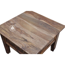 Klasyczny stolik kawowy z naturalnego drewna palisander-dalbergia - Drewno Palisander -  naturalny