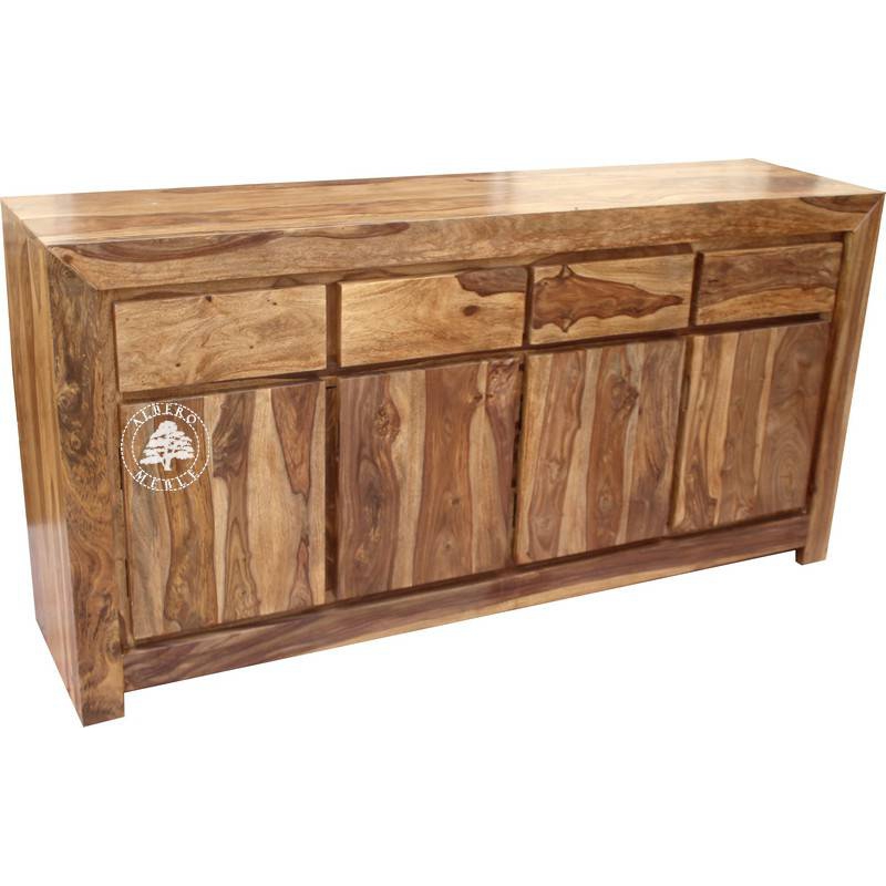 Duża nowoczesna komoda wyprodukowana z litego drewna 100% Palisander - Drewno Palisander -  naturalny