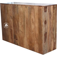 Nowoczesna komoda na bieliznę z szufladami wyprodukowana w całości z drewna palisander - Drewno Palisander -  naturalny