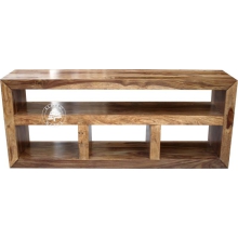 Szafka z litego drewna palisander pod sprzęt Hi-Fi , audio - Drewno Palisander -  naturalny