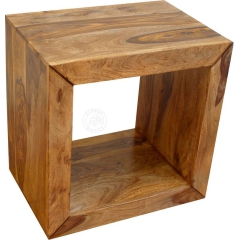 Nowoczesna półka z drewna litego palisander