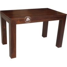 Mały prostokątny stół wykonany z drewna litego -  Drewno Palisander - ciemny brąz