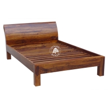 Nowoczesne łóżko z drewna palisandrowego