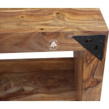 Półka drewniana z litego drewna palisandru - Drewno Palisander -  naturalny