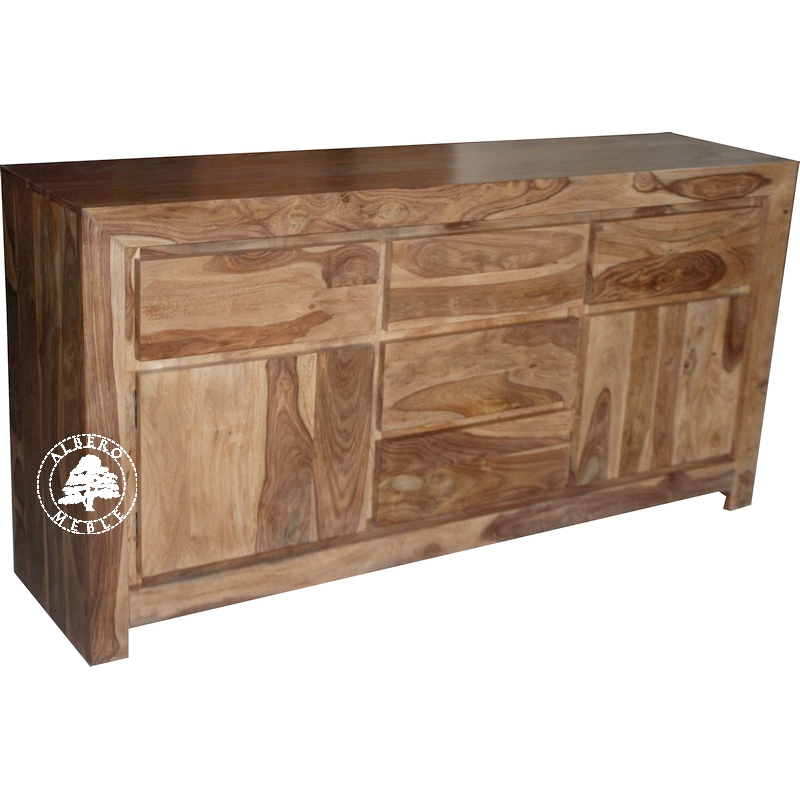 Komoda z szufladami z naturalnego drewna palisandru - Drewno Palisander -  naturalny