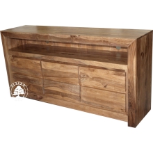 Komoda RTV z naturalnego drewna palisandru - Drewno Palisander -  naturalny