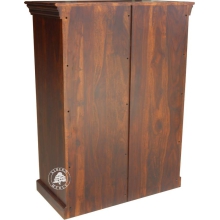Wysoka klasyczna komoda drewniana z szufladami -  Drewno Palisander - ciemny brąz