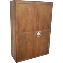 Szeroki kredens Modern Cube wykonany z drewna litego