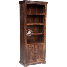 Klasyczna Biblioteka drewniana -  Drewno Palisander - ciemny brąz