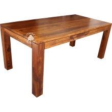 Stół z naturalnego drewna litego 100% - Drewno Palisander - brąz 