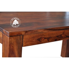 Stół z naturalnego drewna litego 100% - Drewno Palisander - brąz 