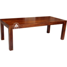 Duży stół drewniany na zamówienie i wymiar - 240x100 wys. 76 cm, Drewno Palisander - brąz 