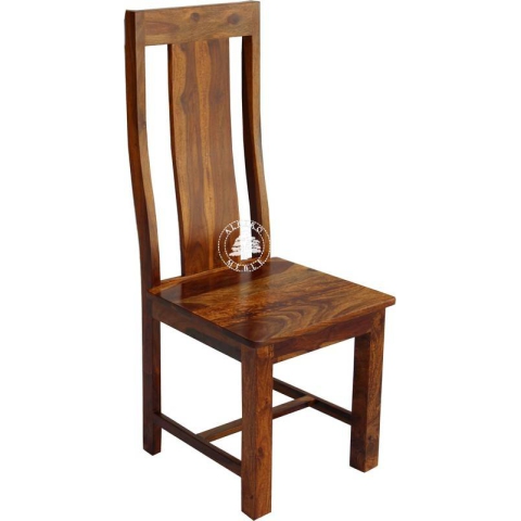 Profilowane nowoczesne krzesło drewniane