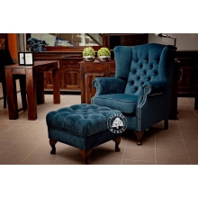 Fotel Chesterfield pikowany AUGUSTA