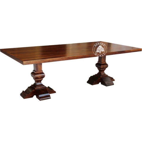 Stylowy stół drewniany ROYAL na dwóch solidnych nogach