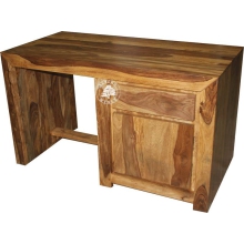 Drewniane nowoczesne biurko do gabinetu 